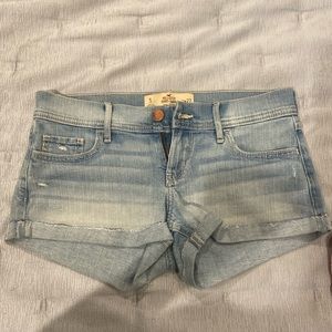 Hollister short short low rise jeans shorts